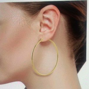 🔅2 inch stainless steel hoop earrings🔆